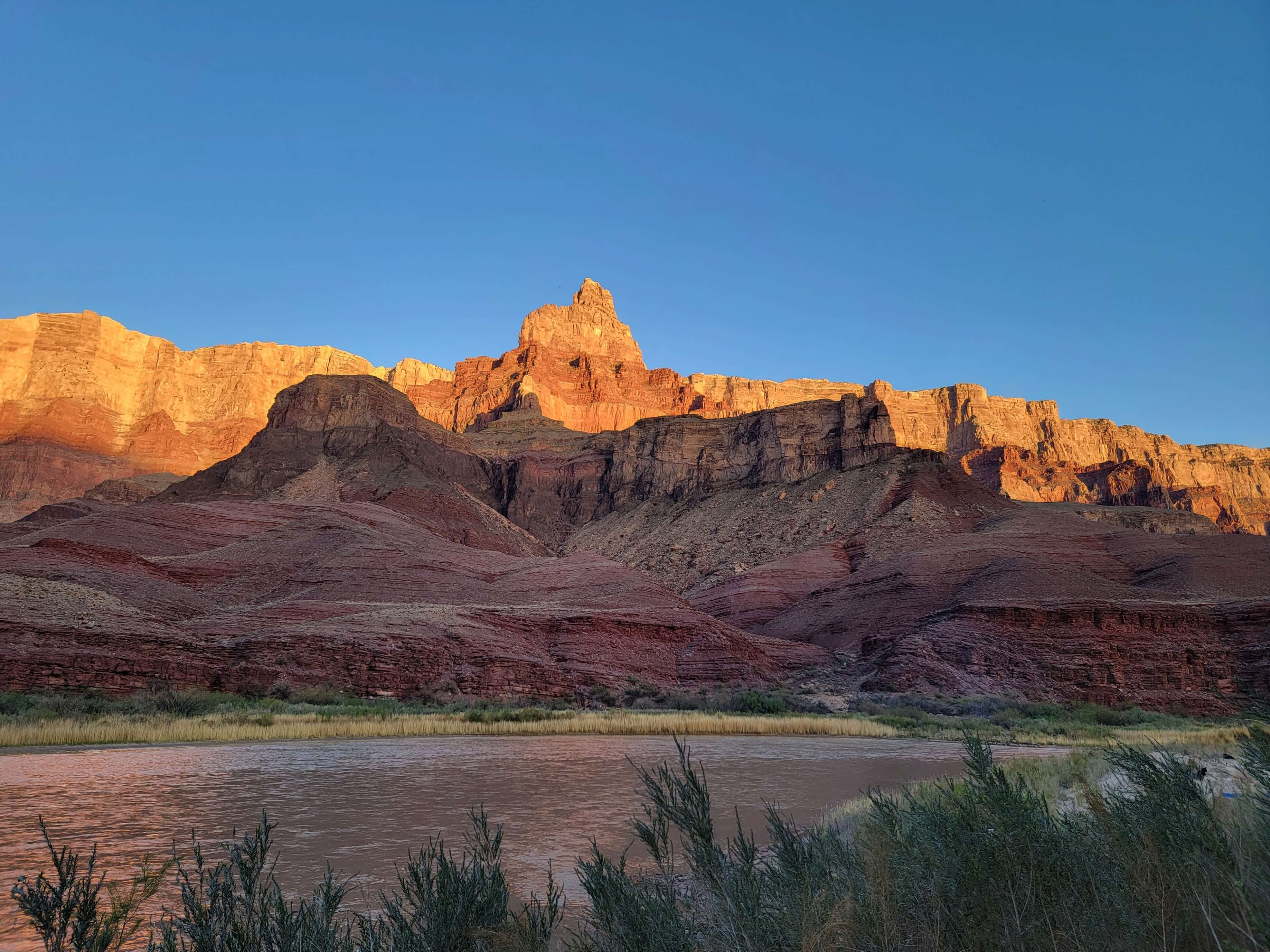 Sunset at second to last camp