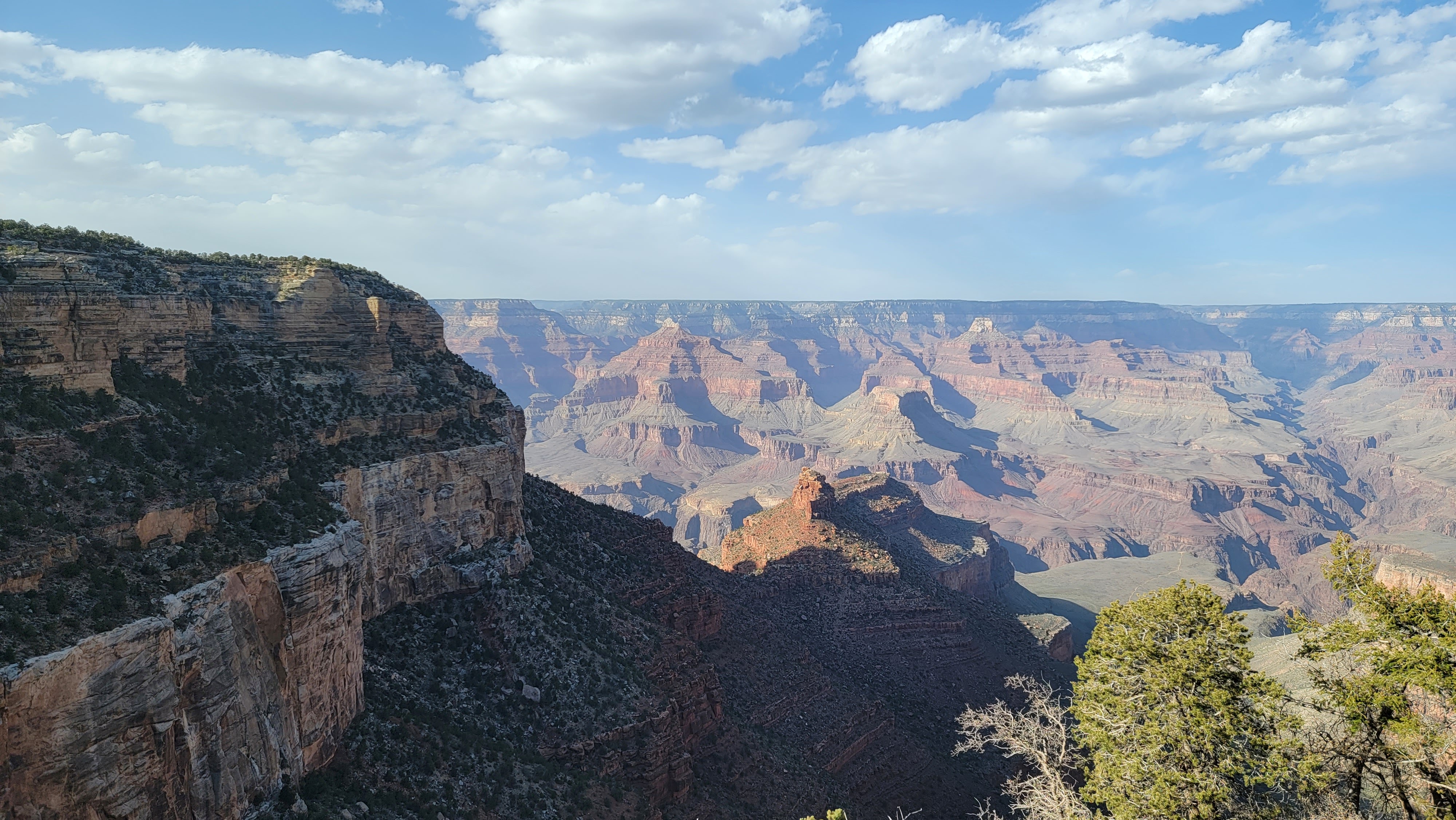 A view from the rim at the top