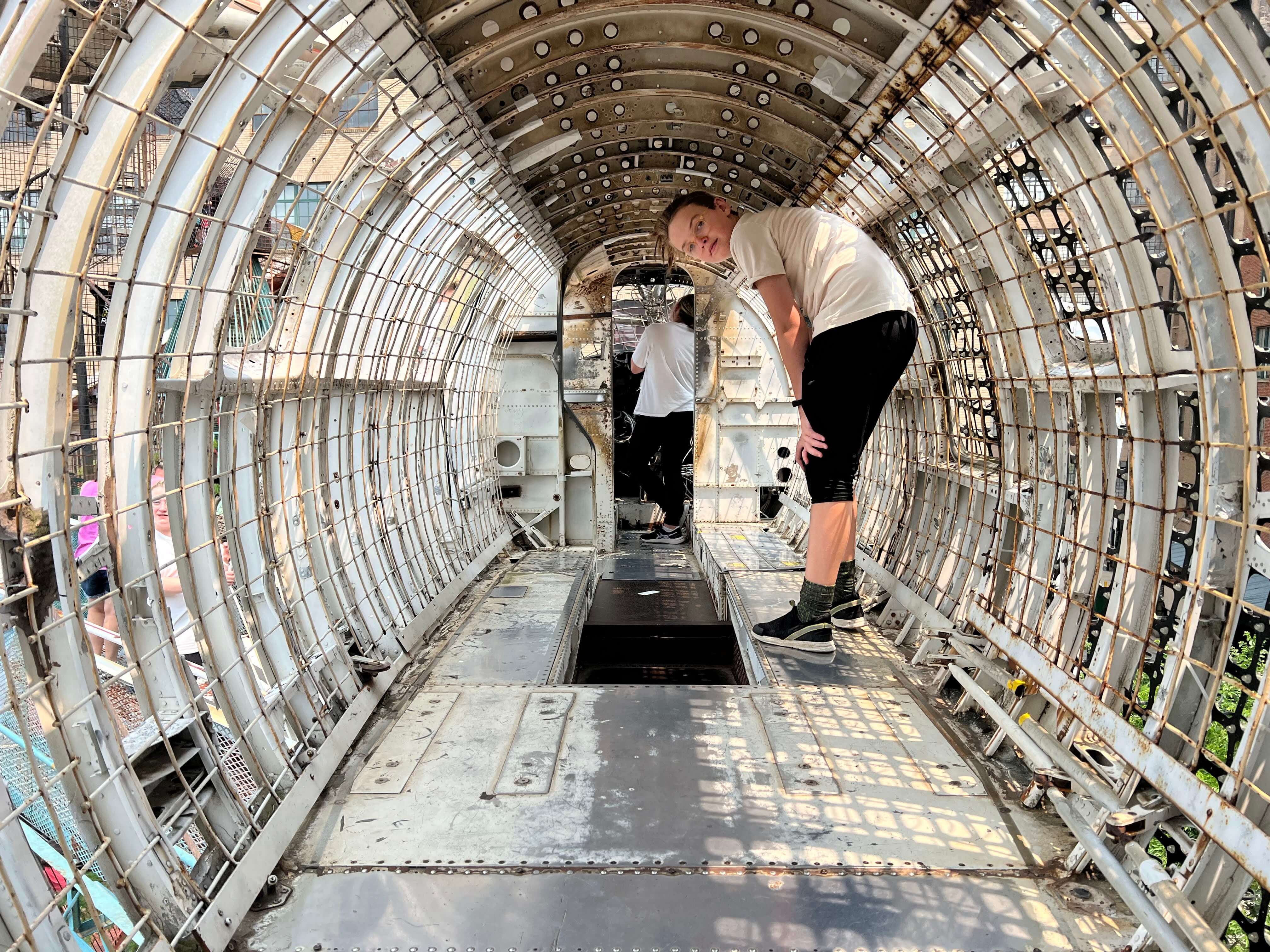 In the plane