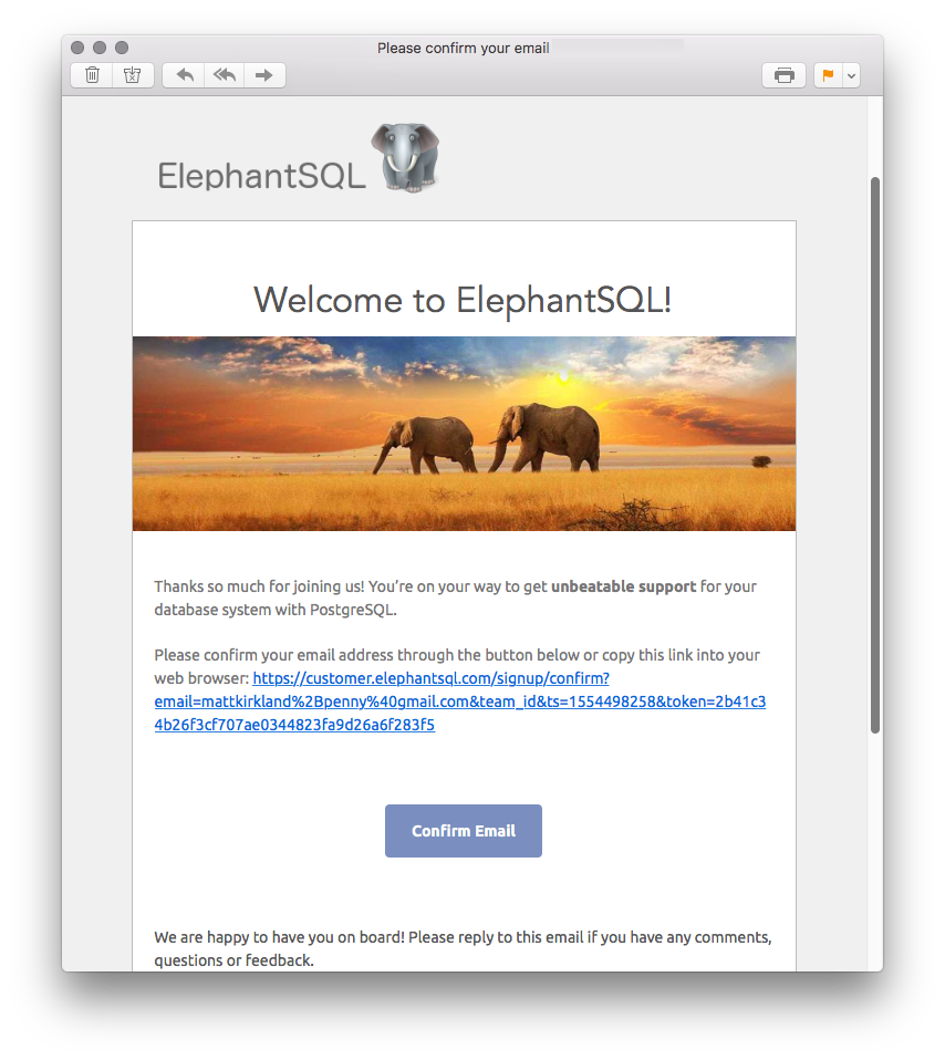 Elephant Email